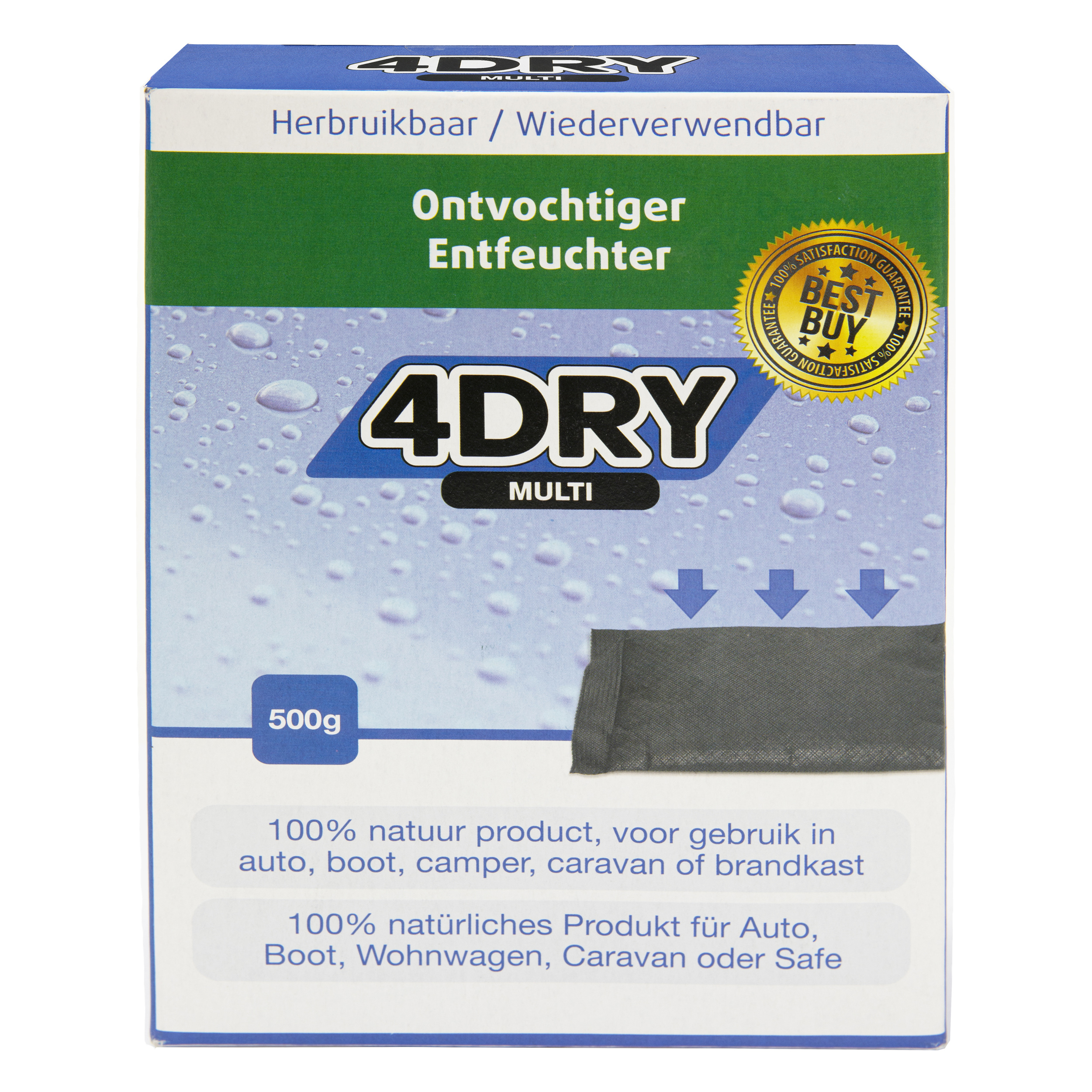 4DRY Multi ontvochtiger voor kleine ruimtes afbeelding