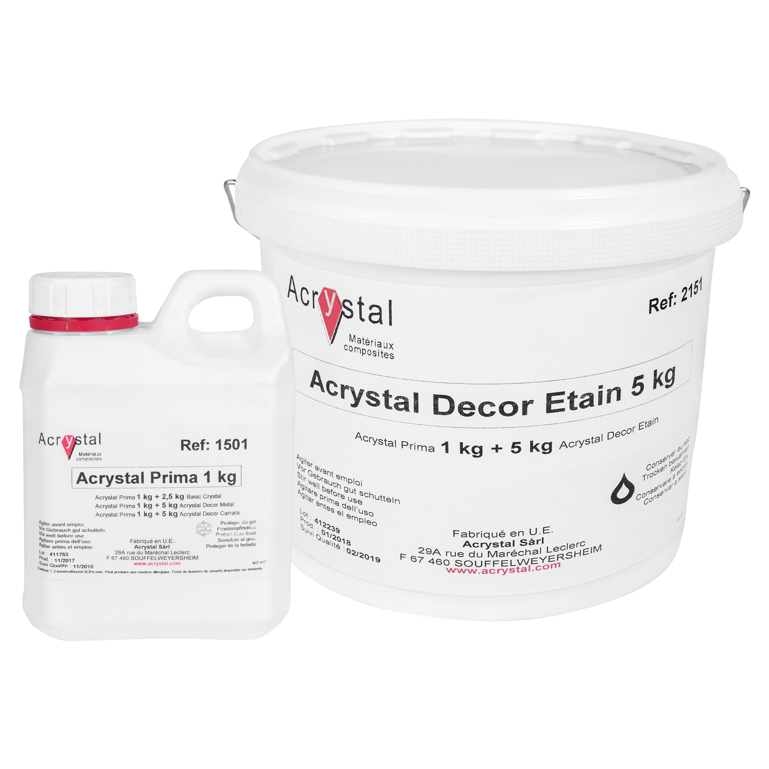 Acrystal Decor Tin - 1,2 kg afbeelding