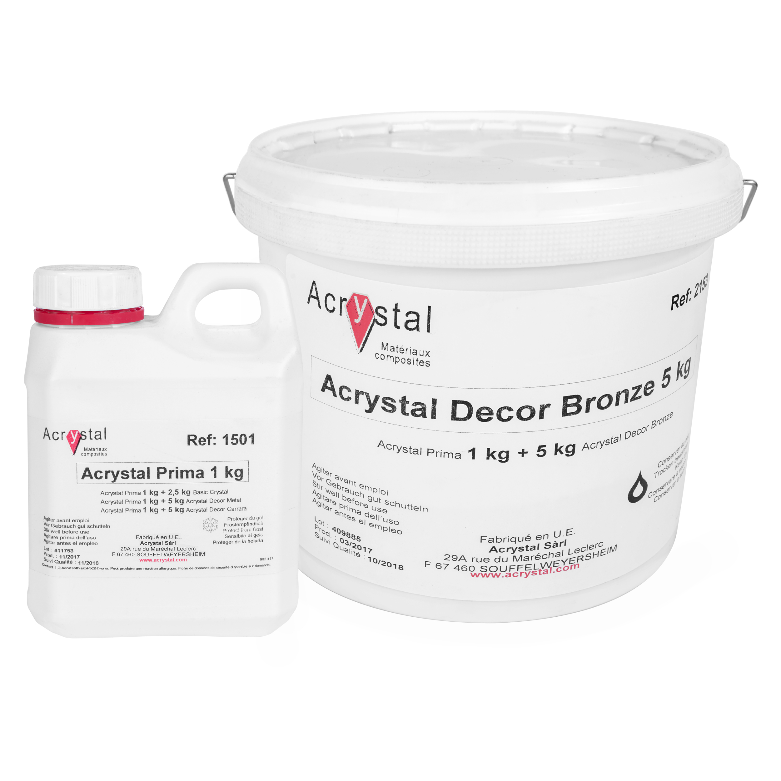 Acrystal Decor Brons - 1,2 kg afbeelding