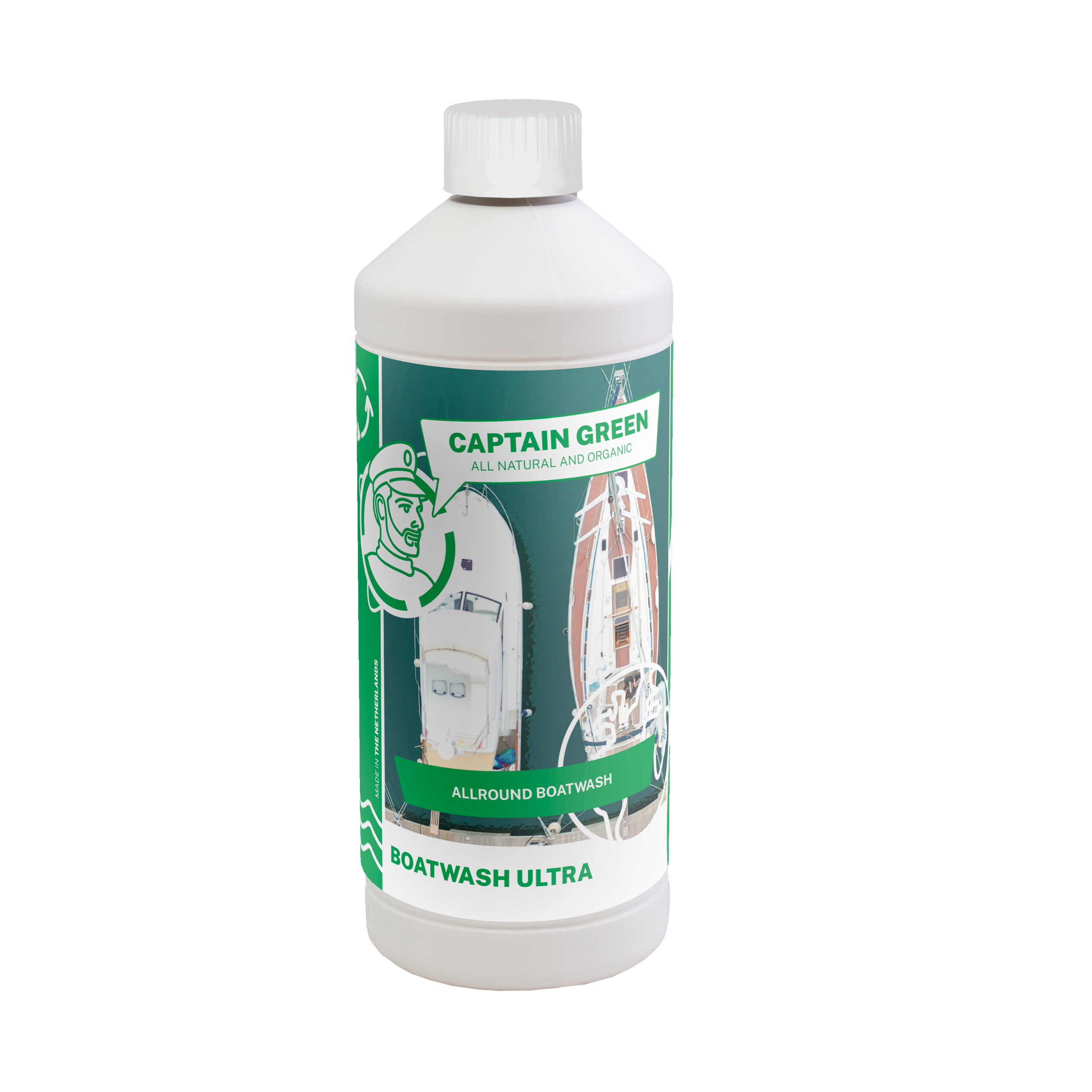 Captain Green Premium Bootshampoo - 1 liter afbeelding