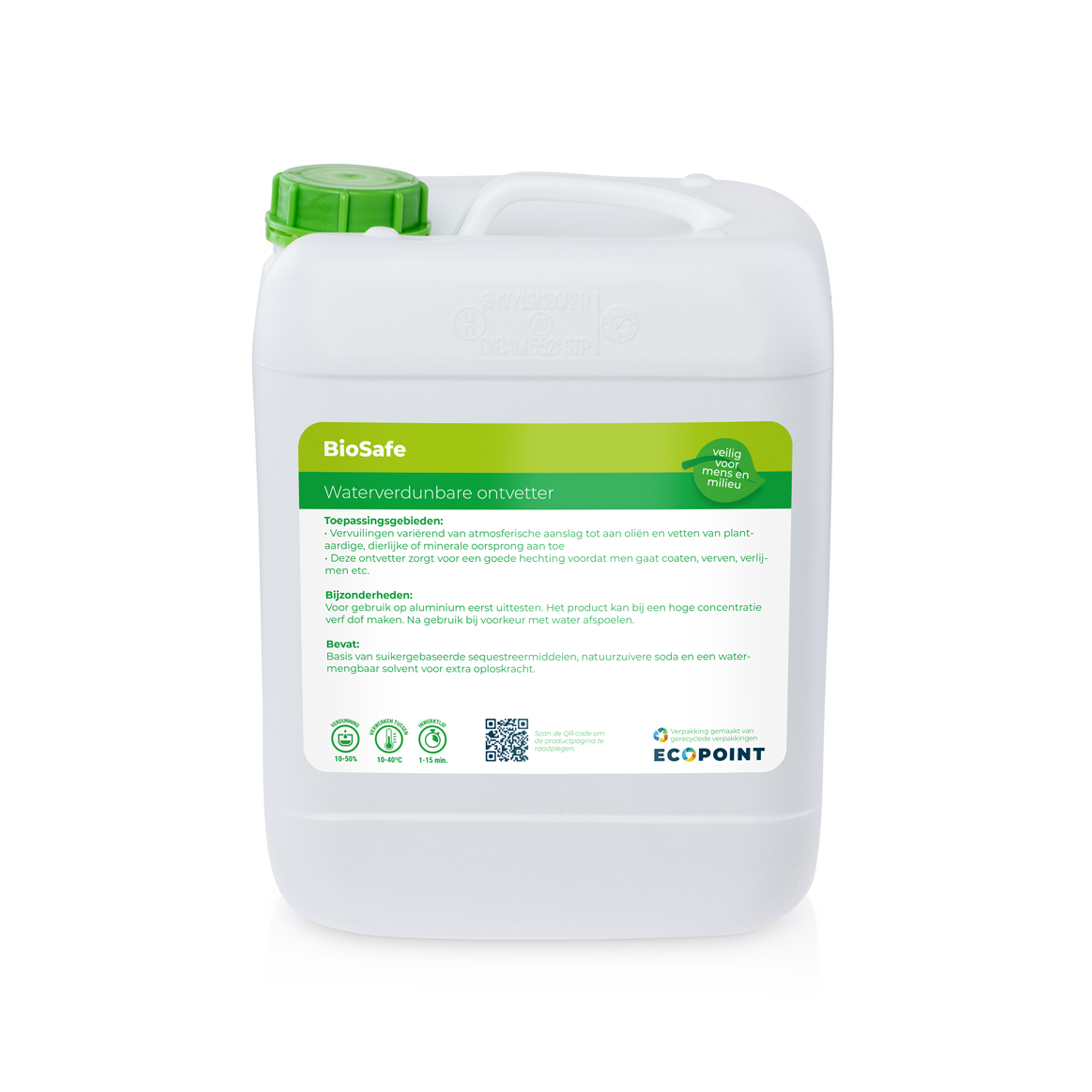 BioSafe Ontvetter - 10 liter afbeelding