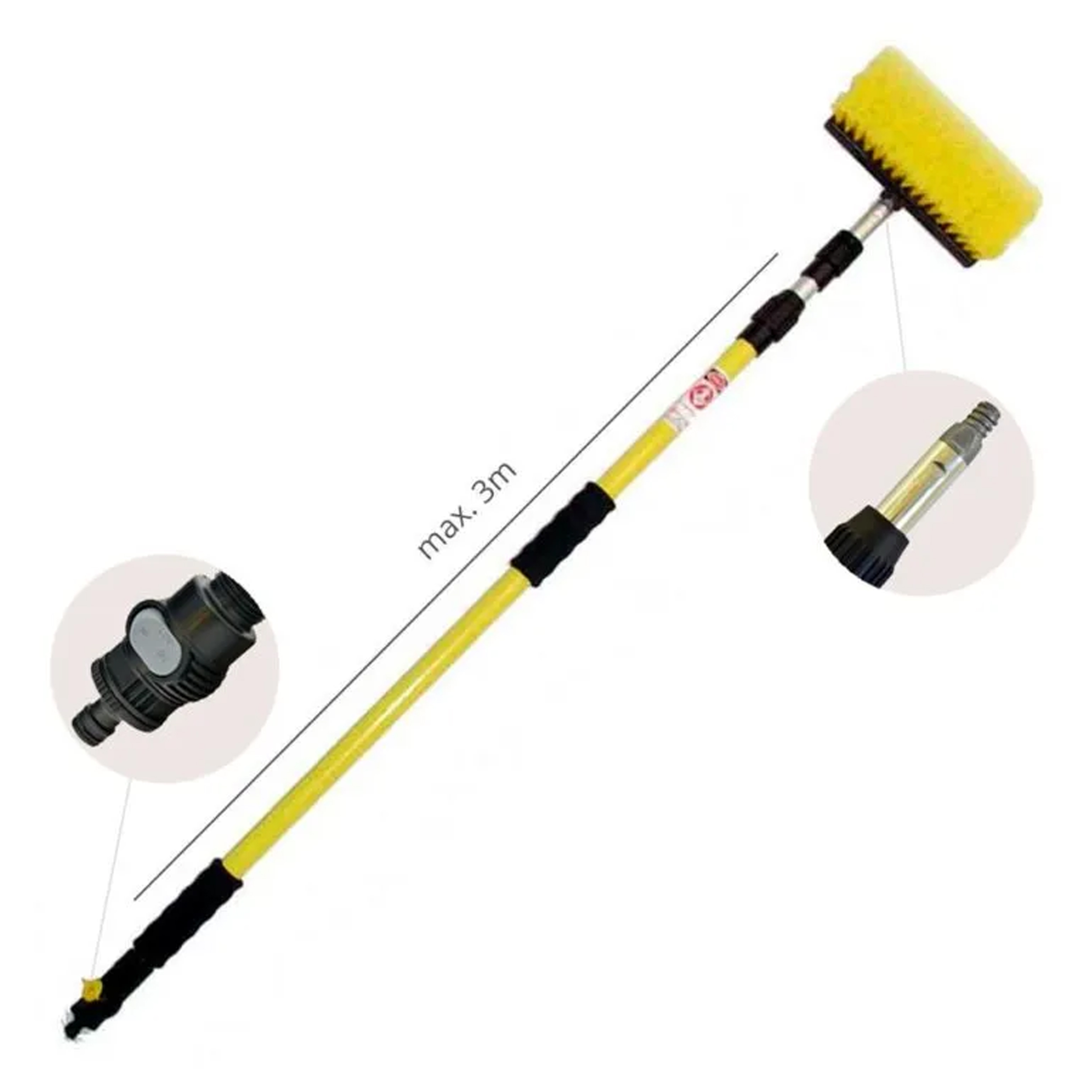Telescoopsteel 3 meter afbeelding