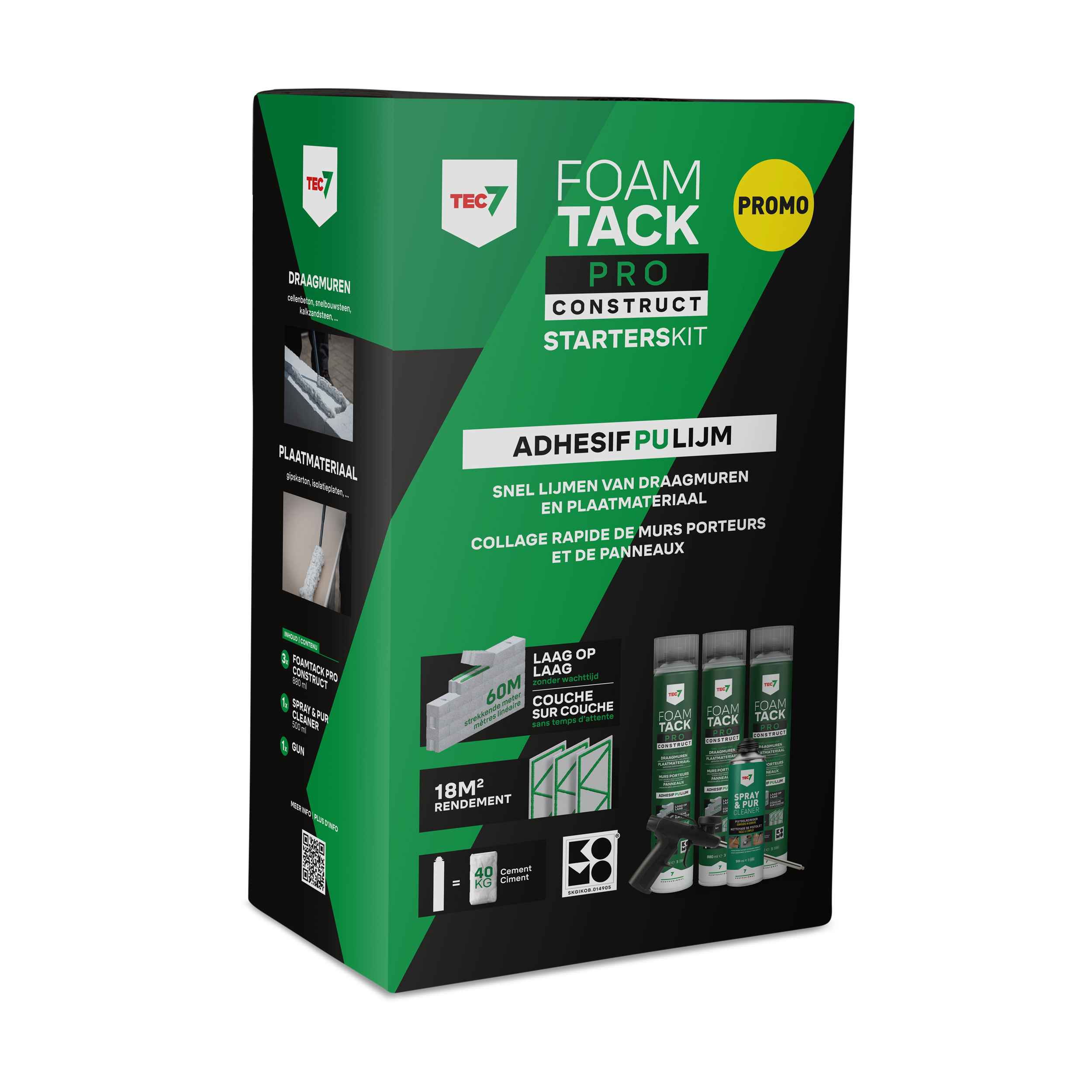 FoamTack Pro Construct Starterskit afbeelding