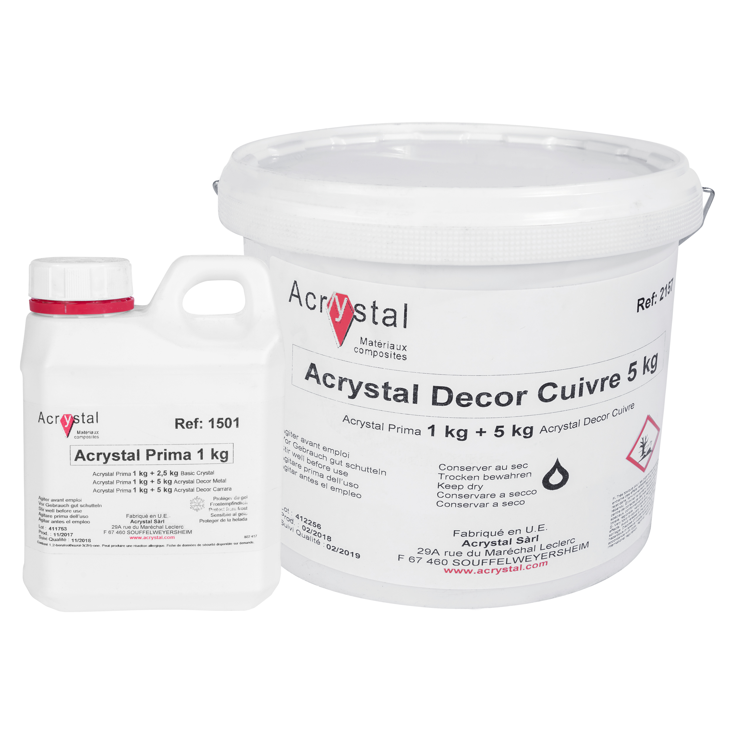 Acrystal Decor Koper - 6 kg afbeelding