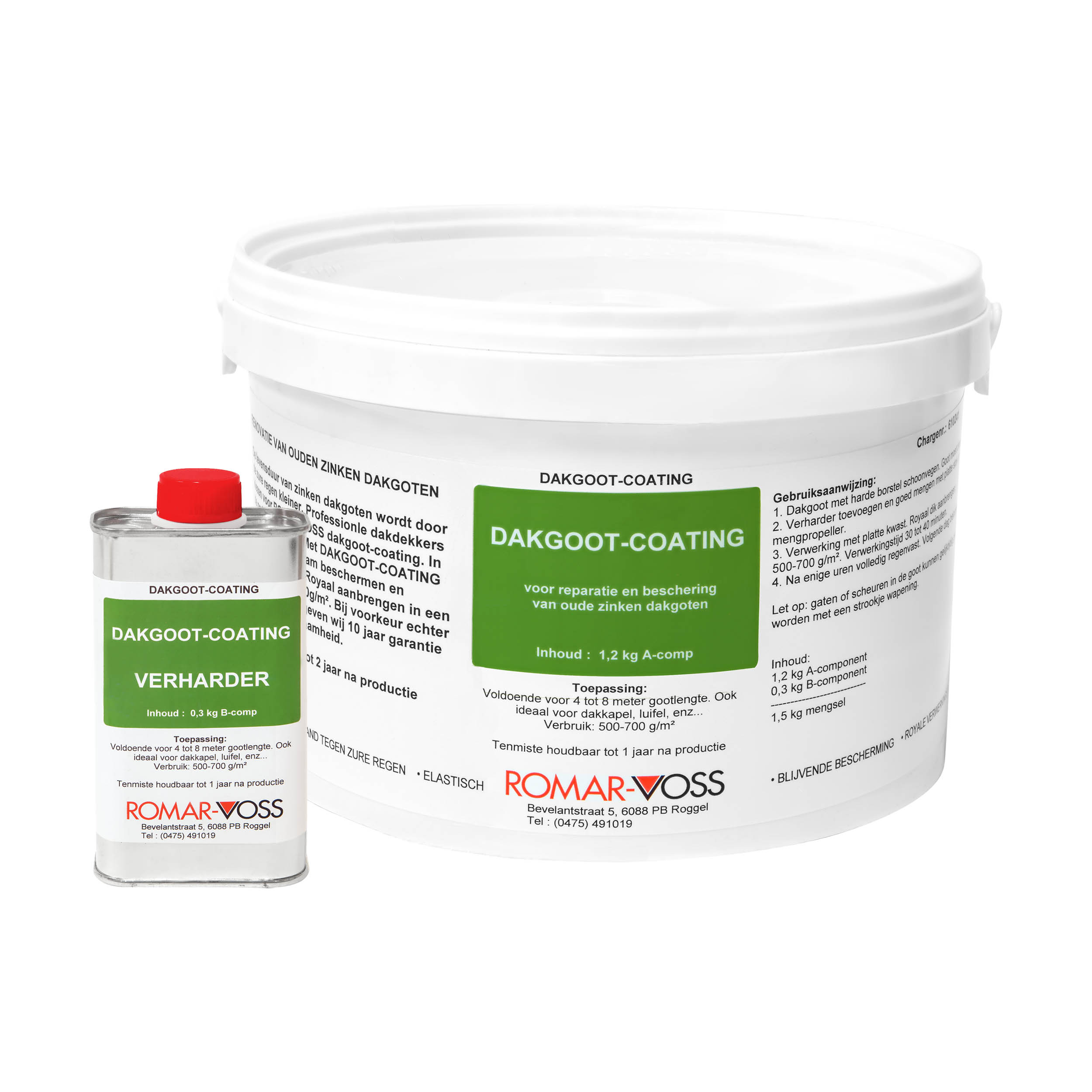 Romar-Voss PU dakgoot coating afbeelding