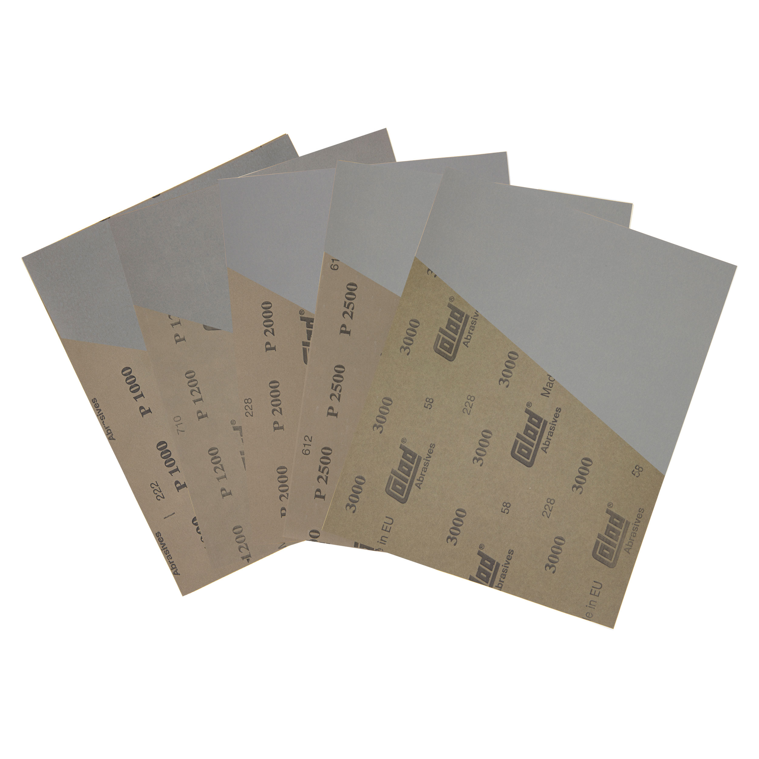 Waterproof schuurpapier set afbeelding