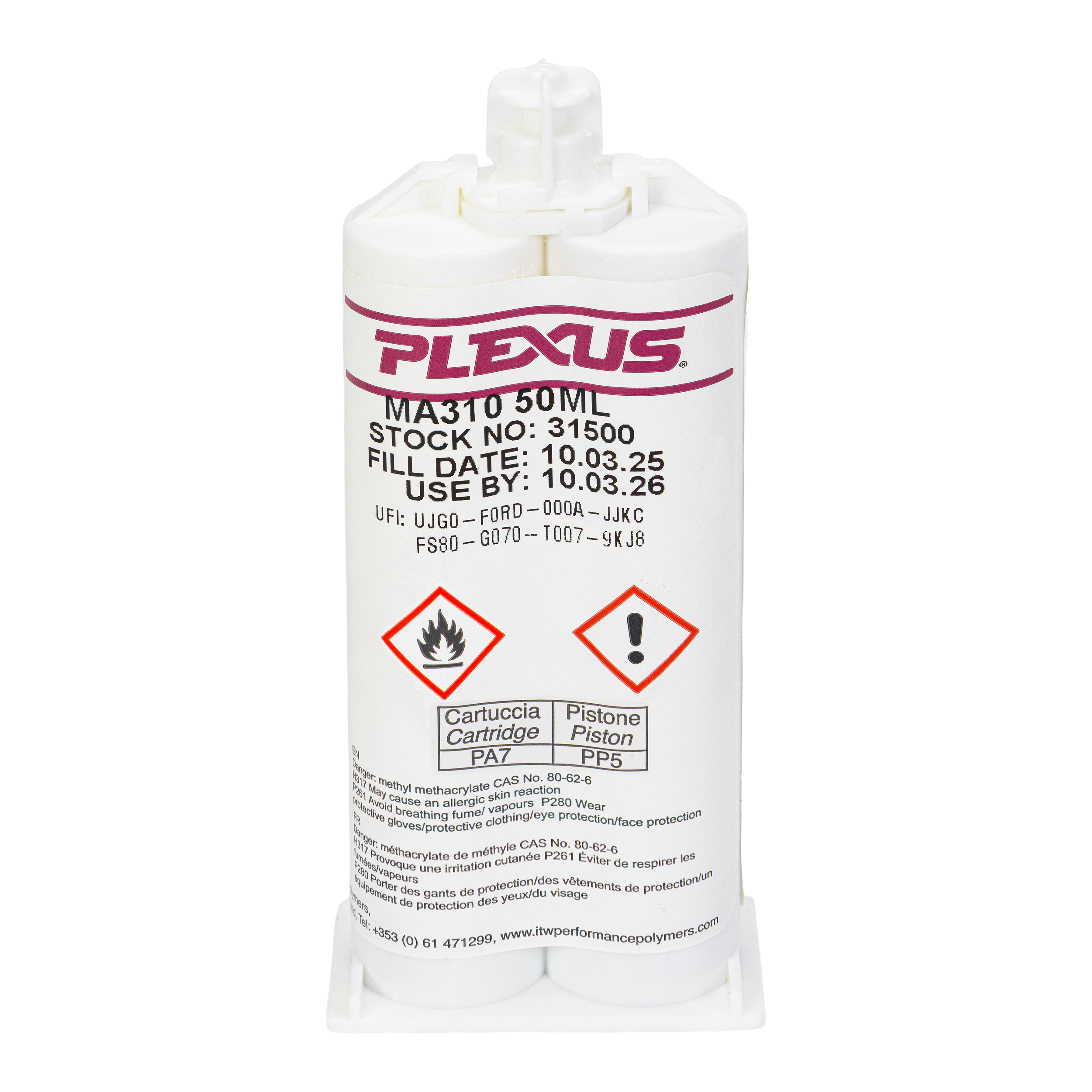 Plexus MA310 Methacrylaatlijm afbeelding